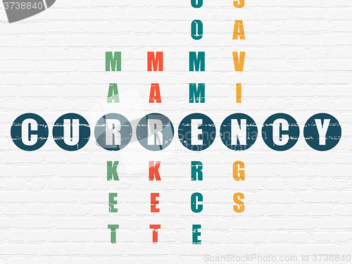 Image of Currency concept: Currency in Crossword Puzzle