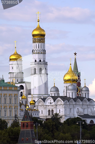 Image of Belltower Ivan Veliky in Kremlin. Moscow. Russia