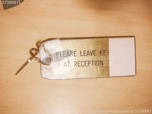 Image of  Hotel room key vintage