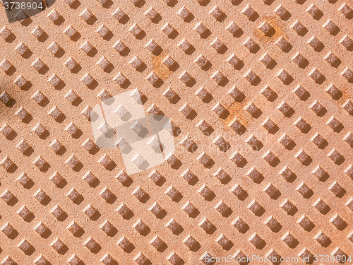 Image of Retro looking Diamond steel