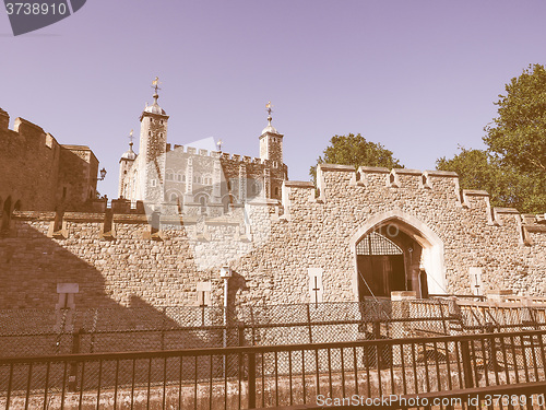 Image of Retro looking Tower of London