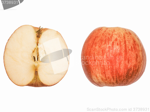 Image of Retro looking Red Apple