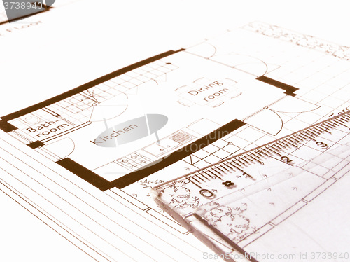 Image of  Technical drawing vintage