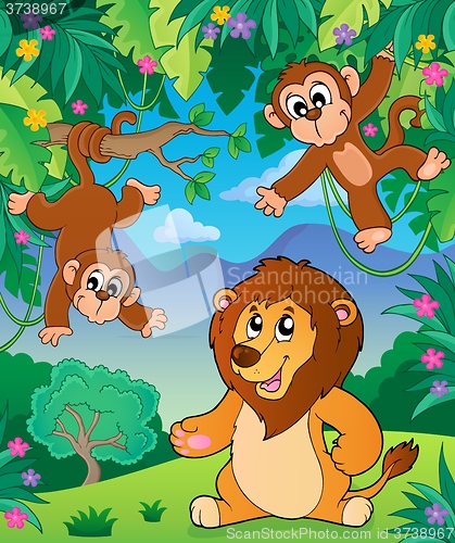 Image of Animals in jungle topic image 5