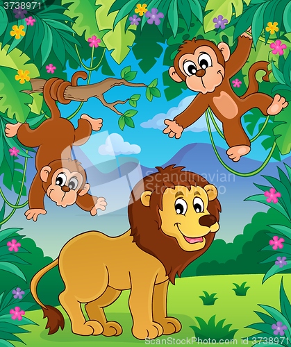 Image of Animals in jungle topic image 3