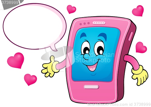 Image of Cartoon smartphone theme 4