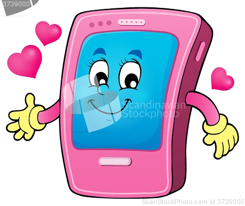 Image of Cartoon smartphone theme 2