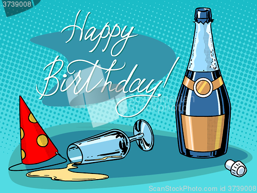 Image of Happy birthday champagne party