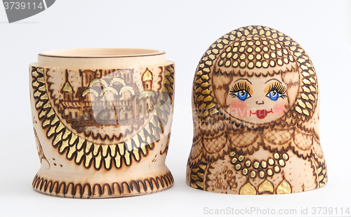 Image of Russian wooden doll - Matryoshka