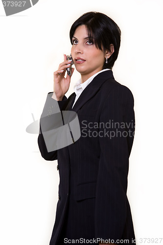 Image of Short hair business woman