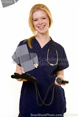 Image of Happy young nurse