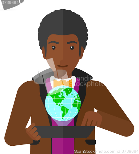 Image of International technology communication.