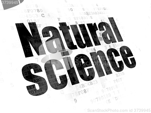 Image of Science concept: Natural Science on Digital background