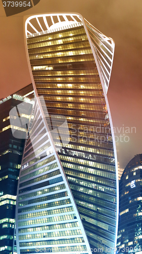 Image of Beautiful building skyscraper