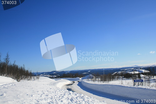 Image of Mountain road to Beitostølen