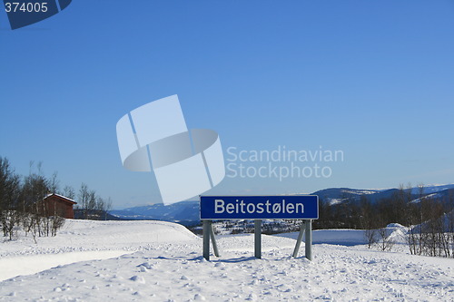 Image of Beitostølen sign