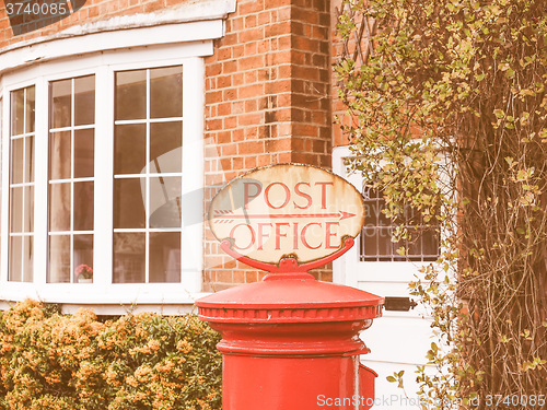 Image of  Post office sign vintage