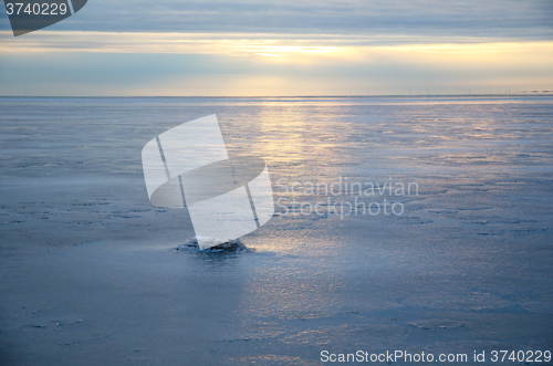 Image of Reflections at an icebound lake