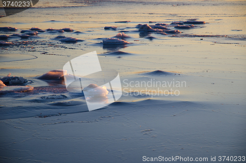 Image of Icescape by the coast