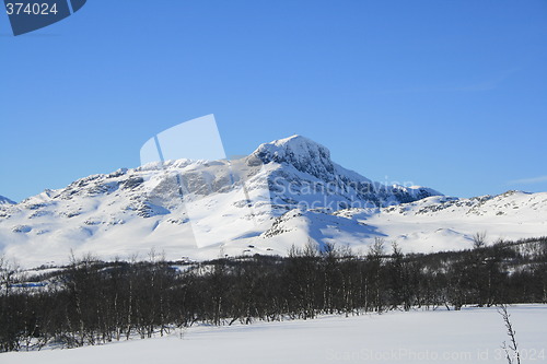 Image of Bitihorn in winter