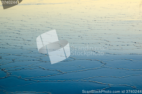 Image of Newly frozen ice