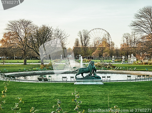 Image of Tuileries Garden, Paris, France