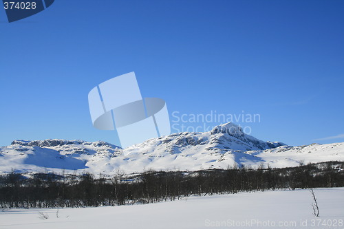 Image of Bitihorn and surrounding mountains