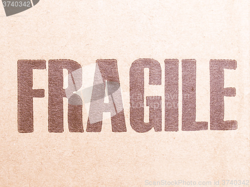Image of  Fragile vintage