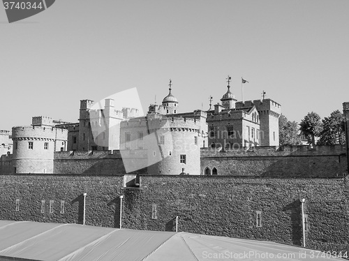 Image of Black and white Tower of London