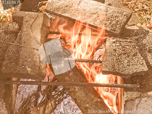 Image of Retro looking Barbecue picture