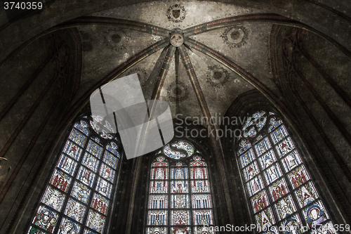 Image of Inside of a creepy old church