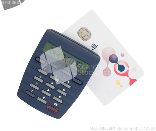 Image of Card reader for reading a bank card