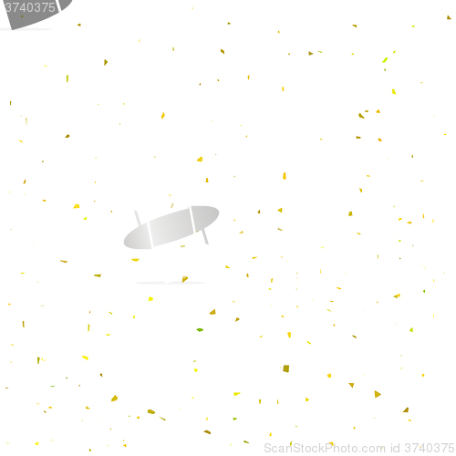 Image of Yellow Confetti Background