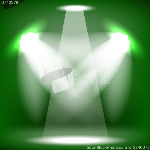 Image of Stage Spotlight Background