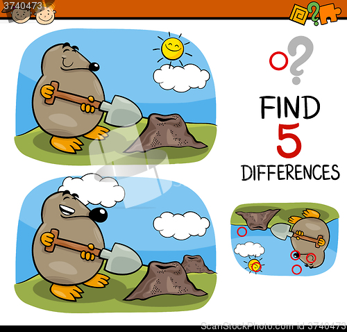 Image of find differences task