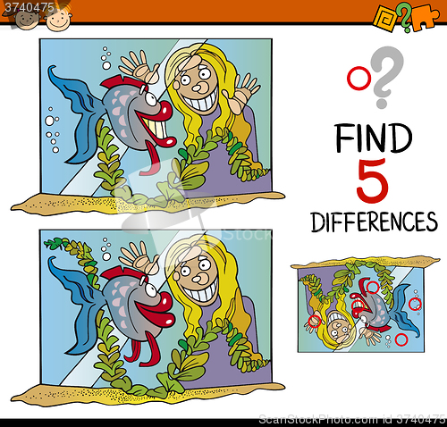 Image of educational task of differences