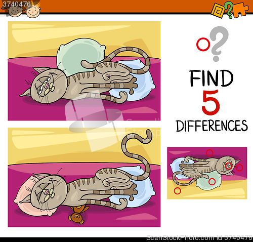 Image of differences preschool task