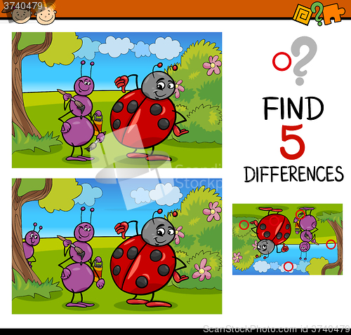 Image of preschool differences task