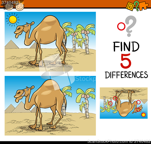 Image of find differences educational task