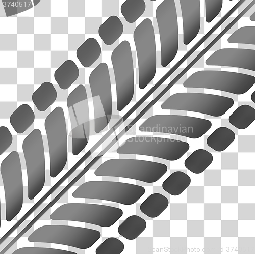 Image of Tire tracks