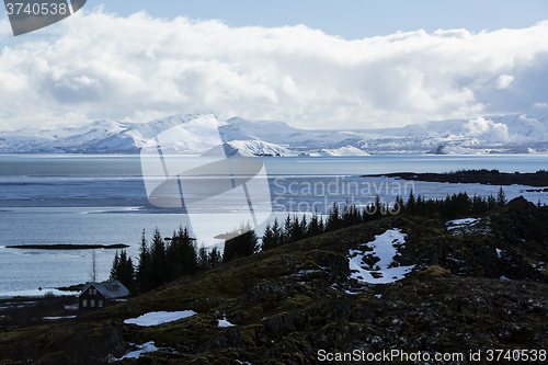 Image of Thingvellir with lake Pingvallavatn in Iceland