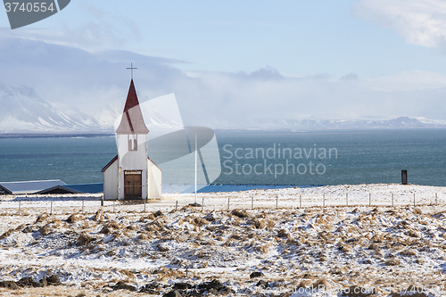 Image of Church of Hellnar at the peninsula Snaefellsness, Iceland