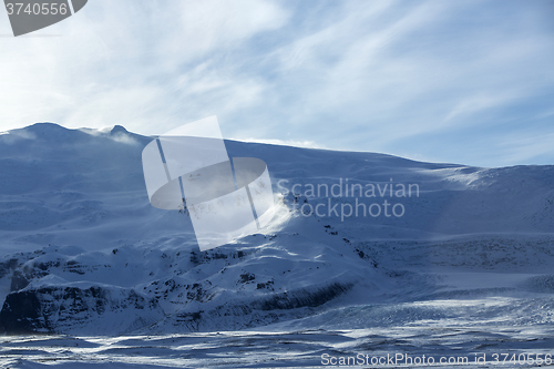 Image of Winter panorama of Iceland