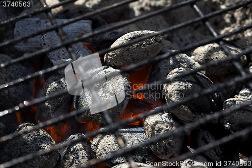 Image of Closeup of a grill