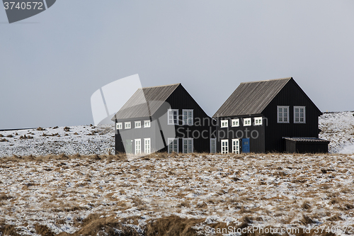 Image of Typical houses in Iceland