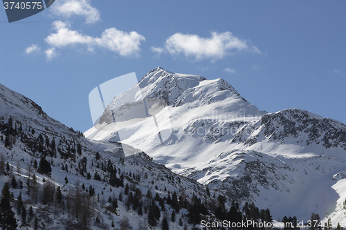 Image of Winter mountain landscape in Austria