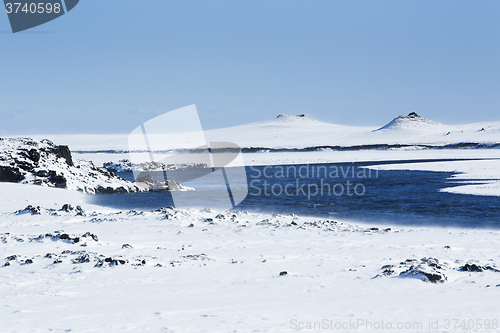 Image of Winter panorama of Iceland