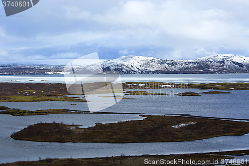 Image of Thingvellir with lake Pingvallavatn in Iceland