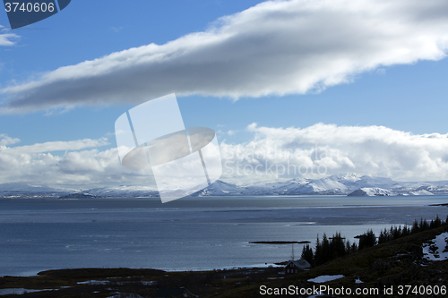 Image of Thingvellir with lake Pingvallavatn in Iceland