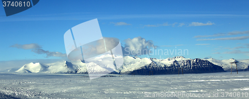 Image of Impressive winter panorama, Iceland